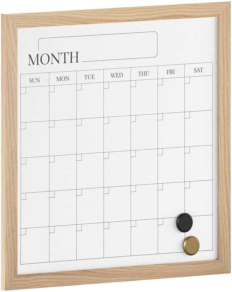 マーサスチュワート Martha Stewart Everette Magnetic Weekly Calendar Dry